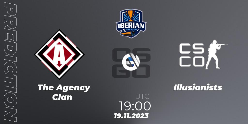 The Agency Clan vs Illusionists: Match Prediction. 19.11.2023 at 19:00, Counter-Strike (CS2), Dogmination Iberian Premier 2023: Online Stage