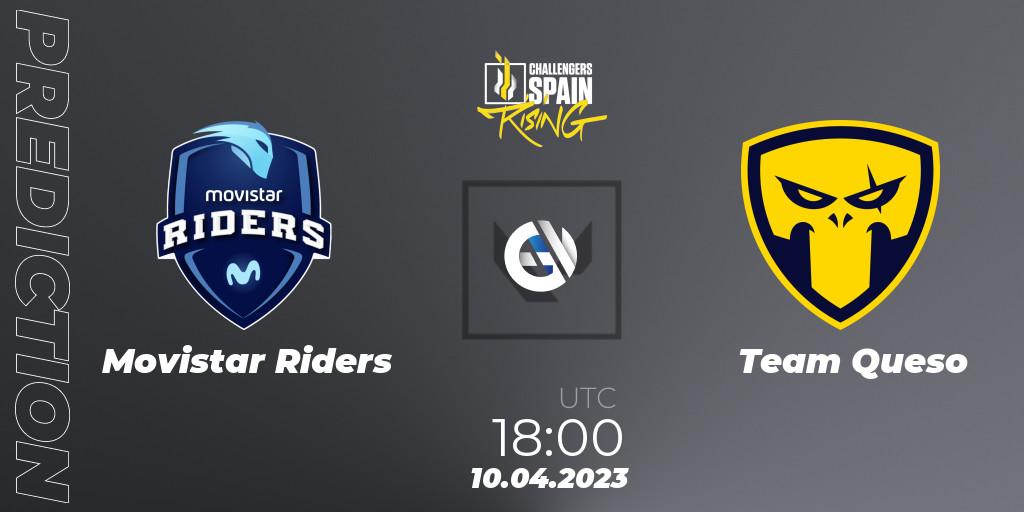 Movistar Riders vs Team Queso: Match Prediction. 10.04.23, VALORANT, VALORANT Challengers 2023 Spain: Rising Split 2