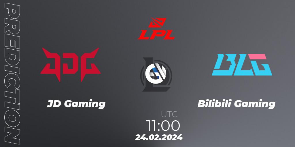 JD Gaming vs Bilibili Gaming: Match Prediction. 24.02.24, LoL, LPL Spring 2024 - Group Stage