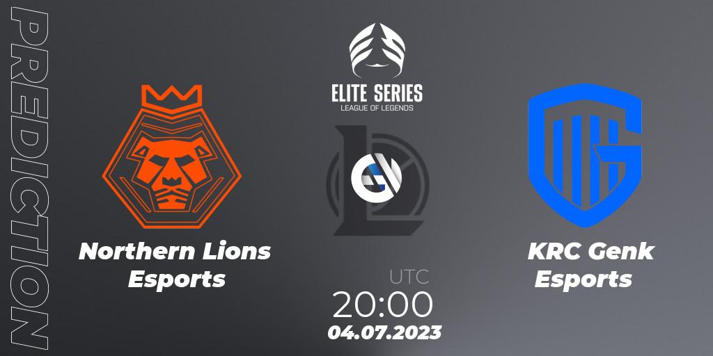 Northern Lions Esports vs KRC Genk Esports: Match Prediction. 04.07.2023 at 20:00, LoL, Elite Series Summer 2023