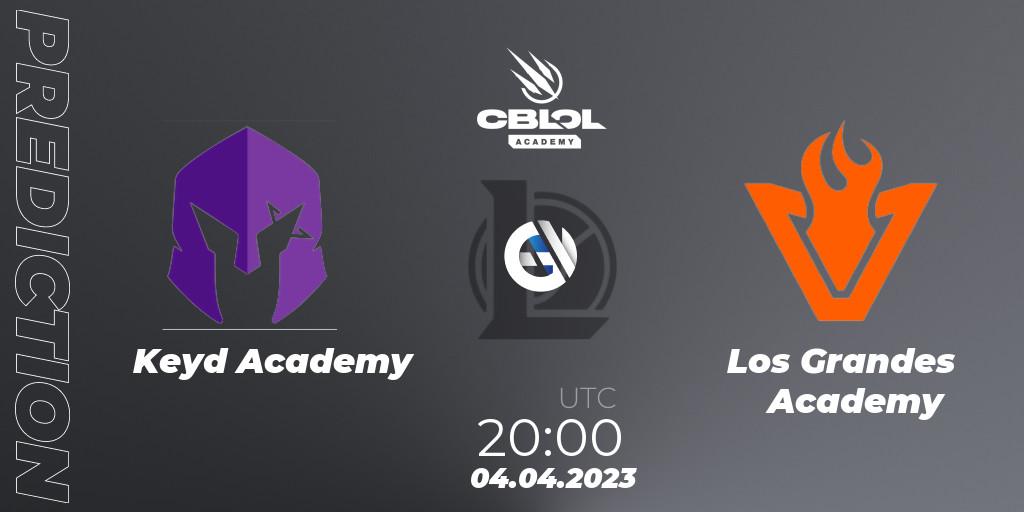 Keyd Academy vs Los Grandes Academy: Match Prediction. 04.04.2023 at 20:00, LoL, CBLOL Academy Split 1 2023