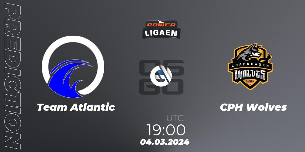 Team Atlantic vs CPH Wolves: Match Prediction. 06.03.2024 at 19:00, Counter-Strike (CS2), Dust2.dk Ligaen Season 25