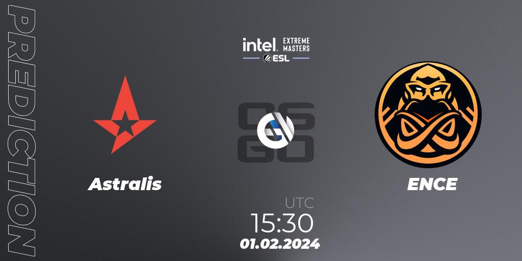 Astralis vs ENCE: Match Prediction. 01.02.24, CS2 (CS:GO), IEM Katowice 2024 Play-in