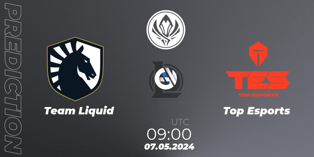 Team Liquid vs Top Esports: Match Prediction. 07.05.24, LoL, Mid Season Invitational 2024 - Bracket Stage