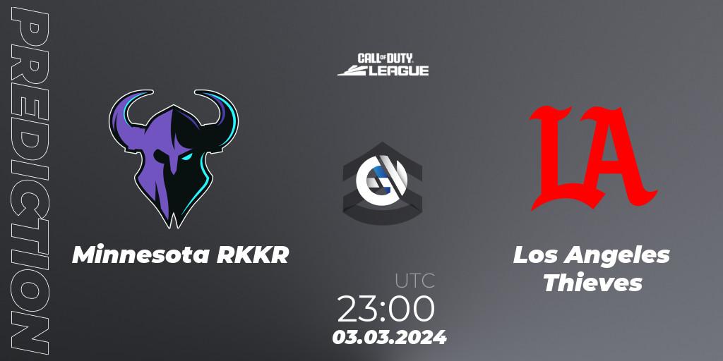 Minnesota RØKKR vs Los Angeles Thieves: Match Prediction. 03.03.2024 at 23:00, Call of Duty, Call of Duty League 2024: Stage 2 Major Qualifiers