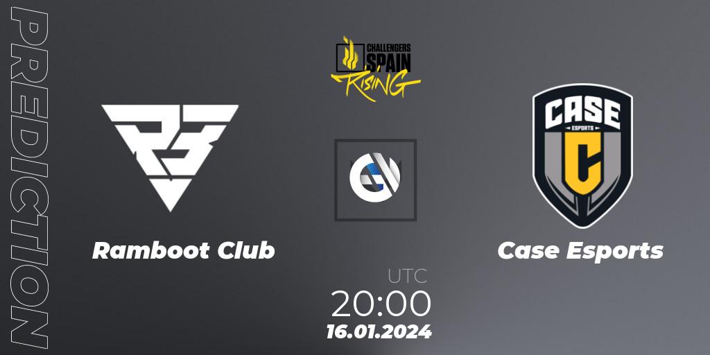 Ramboot Club vs Case Esports: Match Prediction. 16.01.24, VALORANT, VALORANT Challengers 2024 Spain: Rising Split 1