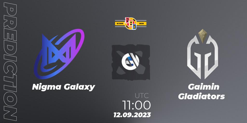 Nigma Galaxy vs Gaimin Gladiators: Match Prediction. 12.09.2023 at 12:15, Dota 2, BetBoom Dacha