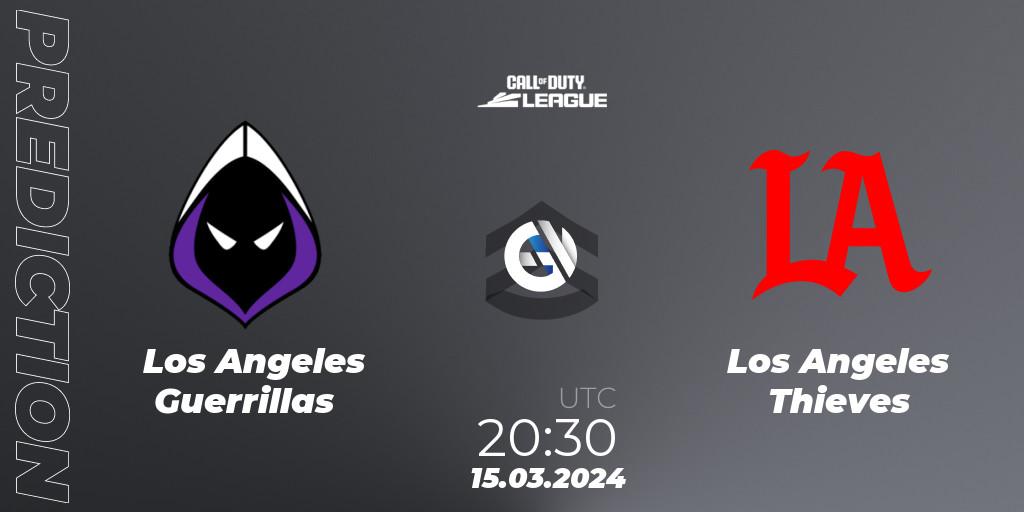 Los Angeles Guerrillas vs Los Angeles Thieves: Match Prediction. 15.03.2024 at 20:30, Call of Duty, Call of Duty League 2024: Stage 2 Major Qualifiers