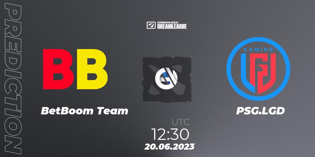 BetBoom Team vs PSG.LGD: Match Prediction. 20.06.23, Dota 2, DreamLeague Season 20 - Group Stage 2