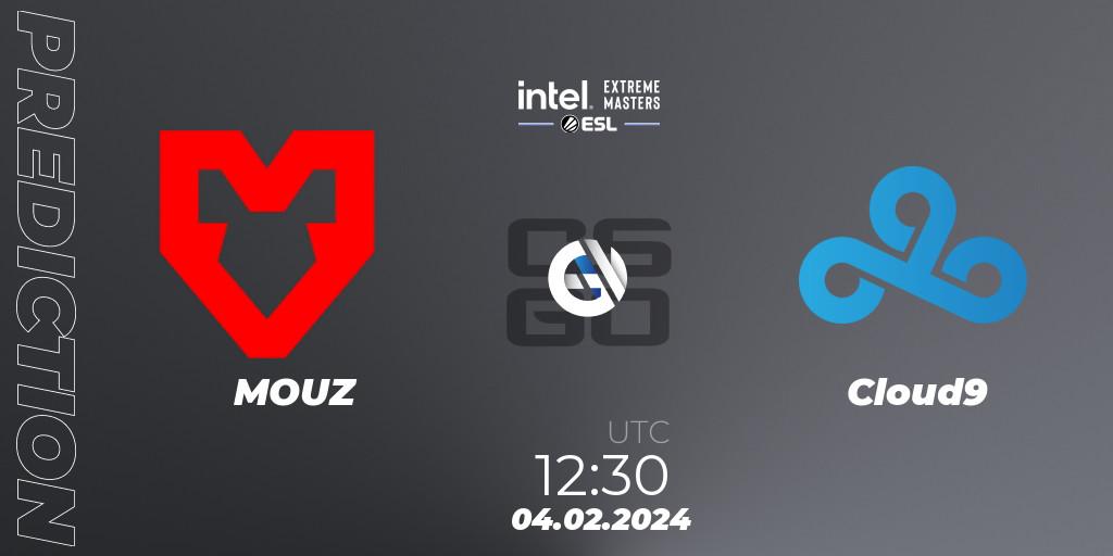 MOUZ vs Cloud9: Match Prediction. 04.02.2024 at 12:30, Counter-Strike (CS2), IEM Katowice 2024