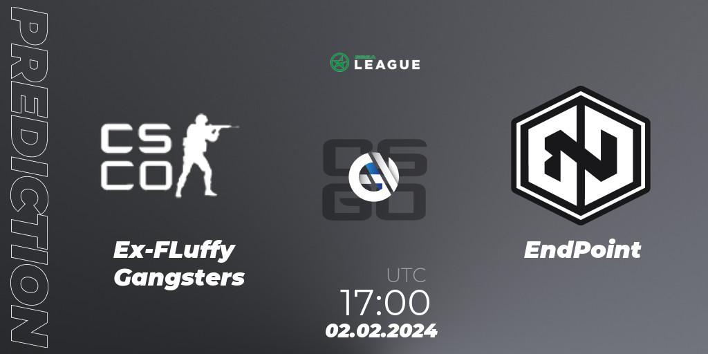 Ex-FLuffy Gangsters vs EndPoint: Match Prediction. 02.02.2024 at 17:00, Counter-Strike (CS2), ESEA Season 48: Advanced Division - Europe