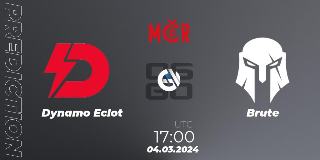 Dynamo Eclot vs Brute: Match Prediction. 04.03.24, CS2 (CS:GO), Tipsport Cup Winter 2024: Online Stage