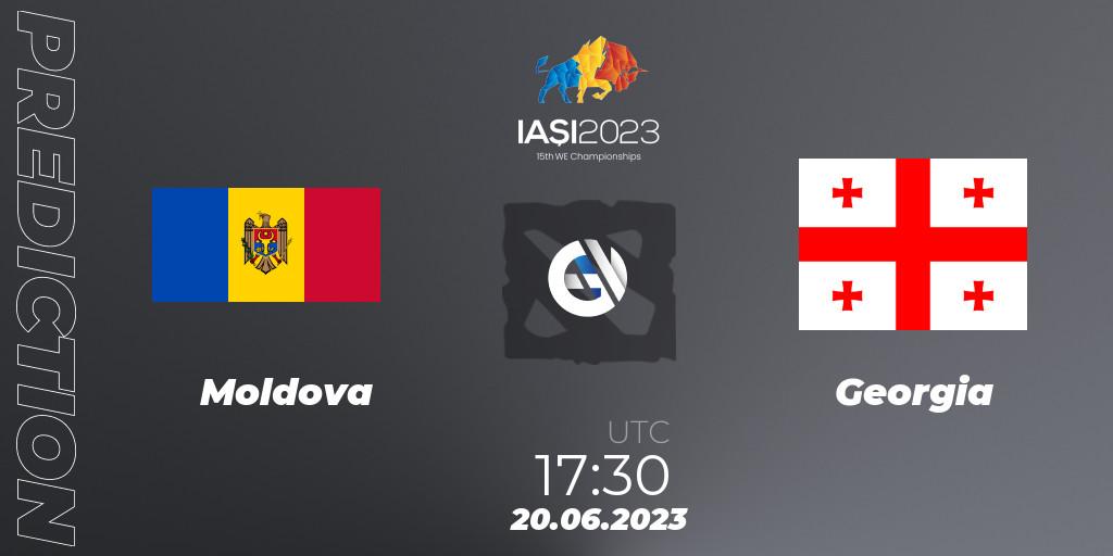 Moldova vs Georgia: Match Prediction. 20.06.2023 at 19:24, Dota 2, IESF Europe B Qualifier 2023