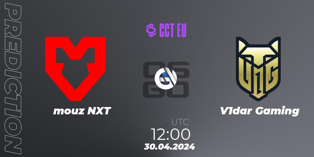 mouz NXT vs V1dar Gaming: Match Prediction. 30.04.2024 at 12:00, Counter-Strike (CS2), CCT Season 2 Europe Series 2 