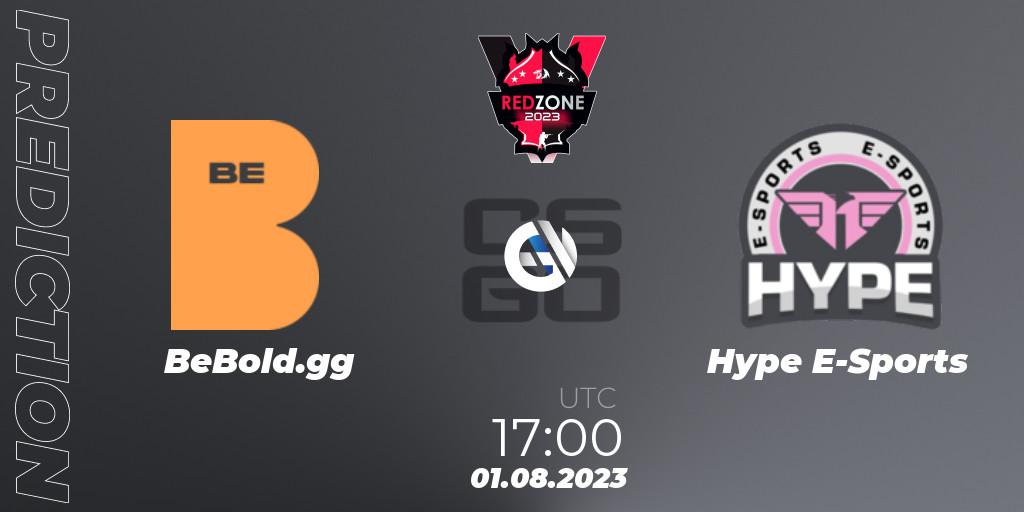 BeBold.gg vs Hype E-Sports: Match Prediction. 01.08.2023 at 17:00, Counter-Strike (CS2), RedZone PRO League Season 5