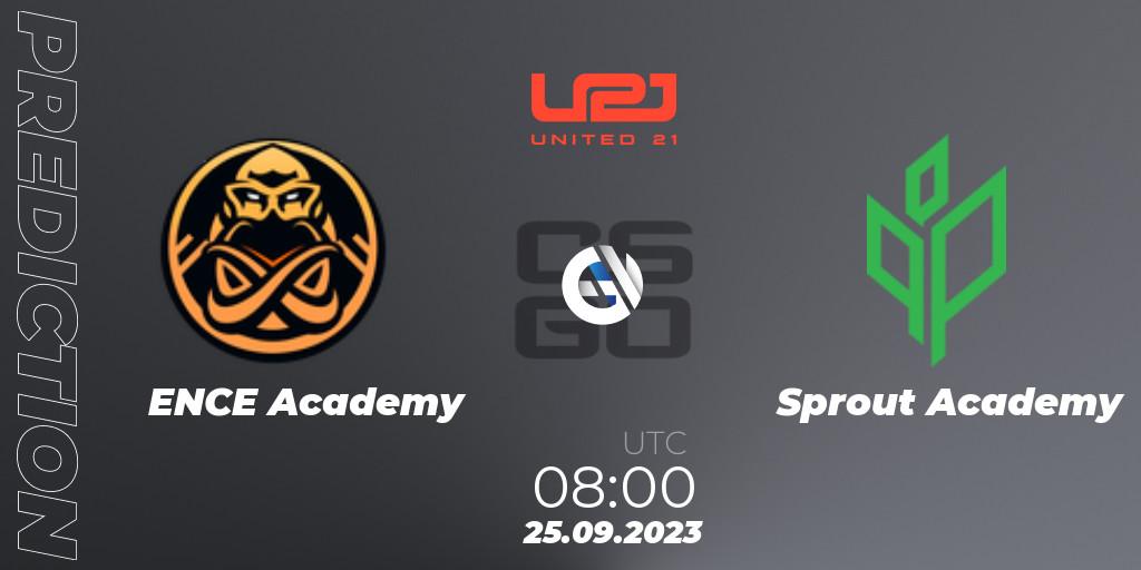 ENCE Academy vs Sprout Academy: Match Prediction. 27.09.2023 at 11:00, Counter-Strike (CS2), United21 Season 6