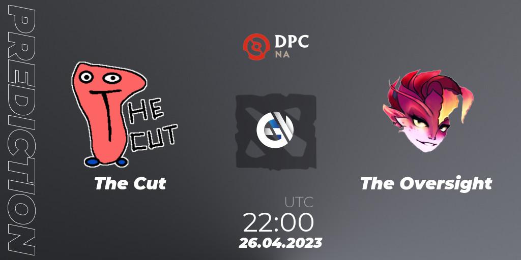 The Cut vs The Oversight: Match Prediction. 26.04.2023 at 22:47, Dota 2, DPC 2023 Tour 2: NA Division II (Lower)