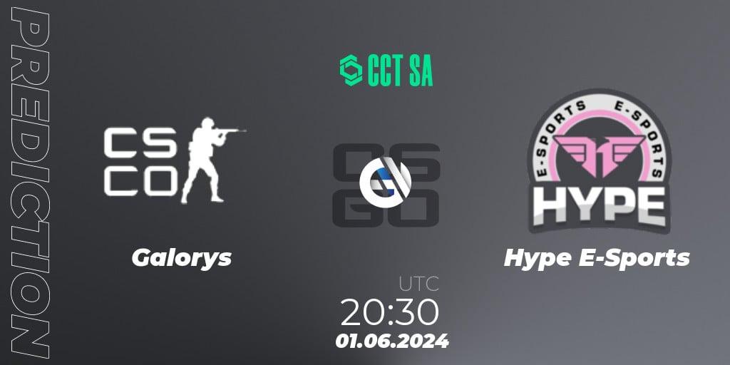 Galorys vs Hype E-Sports: Match Prediction. 01.06.2024 at 17:30, Counter-Strike (CS2), CCT Season 2 South America Series 1