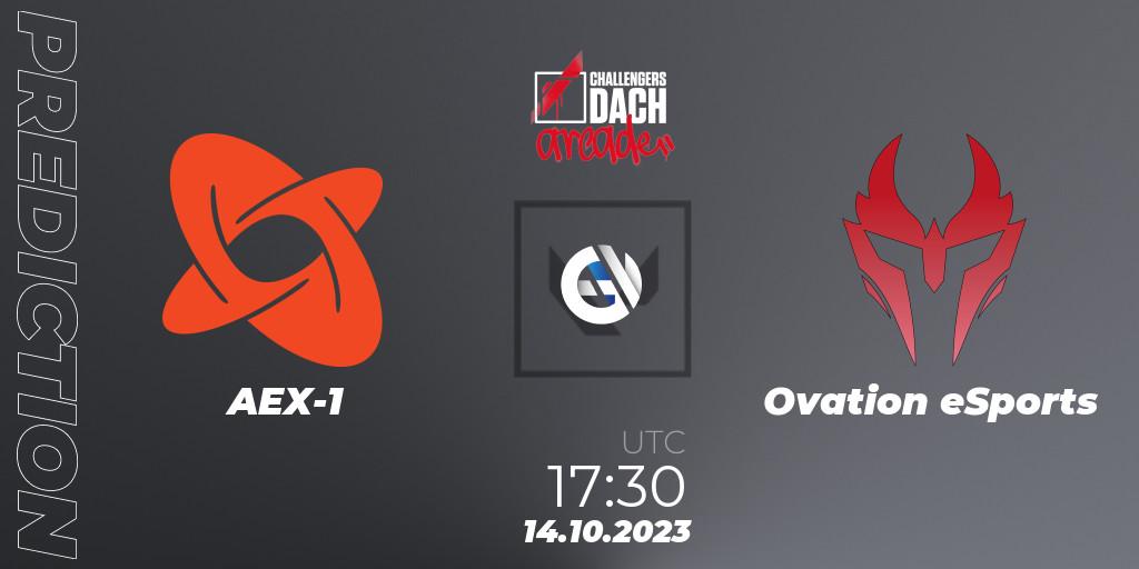 AEX-1 vs Ovation eSports: Match Prediction. 14.10.23, VALORANT, VALORANT Challengers 2023 DACH: Arcade