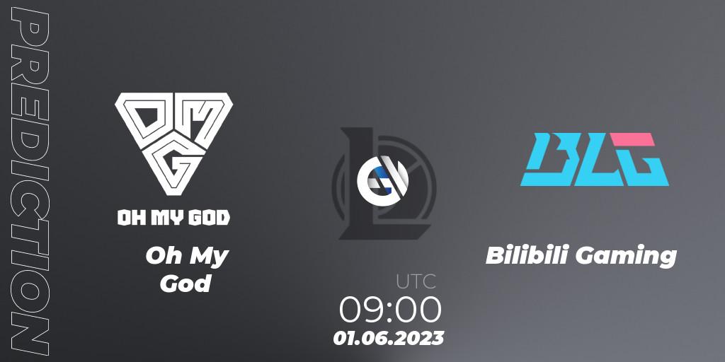 Oh My God vs Bilibili Gaming: Match Prediction. 01.06.23, LoL, LPL Summer 2023 Regular Season