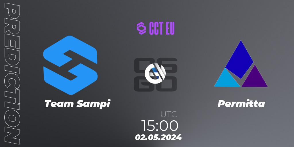 Team Sampi vs Permitta: Match Prediction. 02.05.2024 at 15:00, Counter-Strike (CS2), CCT Season 2 Europe Series 2 