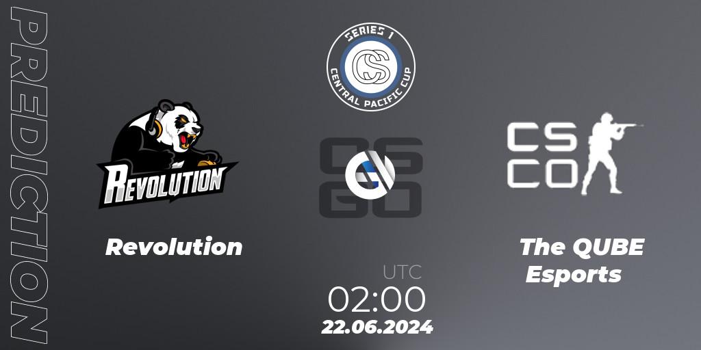 Revolution vs The QUBE Esports: Match Prediction. 22.06.2024 at 02:00, Counter-Strike (CS2), Central Pacific Cup: Series 1