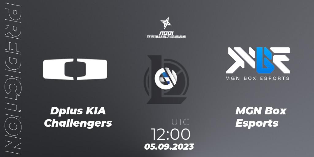 Dplus KIA Challengers vs MGN Box Esports: Match Prediction. 05.09.2023 at 12:00, LoL, Asia Star Challengers Invitational 2023