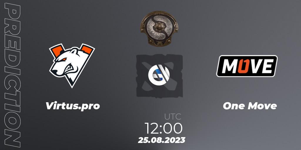 Virtus.pro vs One Move: Match Prediction. 25.08.2023 at 11:57, Dota 2, The International 2023 - Eastern Europe Qualifier