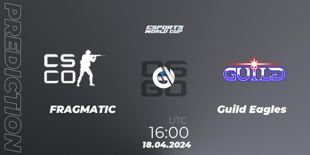 fragmatic vs Guild Eagles: Match Prediction. 18.04.2024 at 16:00, Counter-Strike (CS2), Esports World Cup 2024: European Open Qualifier