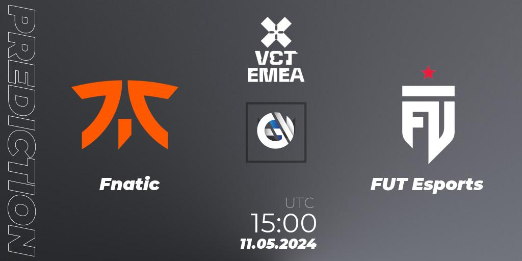 Fnatic vs FUT Esports: Match Prediction. 11.05.2024 at 15:00, VALORANT, VCT 2024: EMEA Stage 1