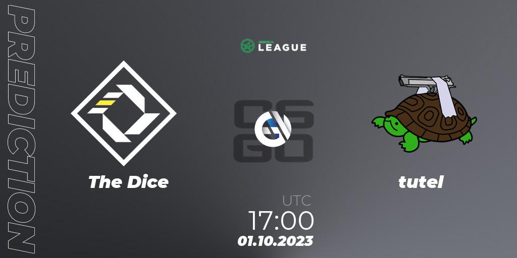 The Dice vs tutel: Match Prediction. 01.10.2023 at 17:00, Counter-Strike (CS2), ESEA Season 46: Main Division - Europe