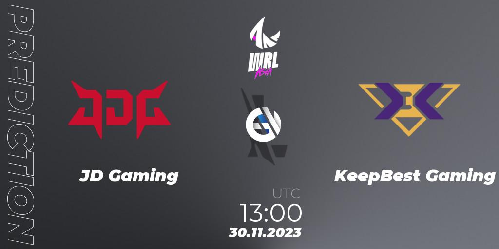 JD Gaming vs KeepBest Gaming: Match Prediction. 30.11.2023 at 13:00, Wild Rift, WRL Asia 2023 - Season 2 - Regular Season