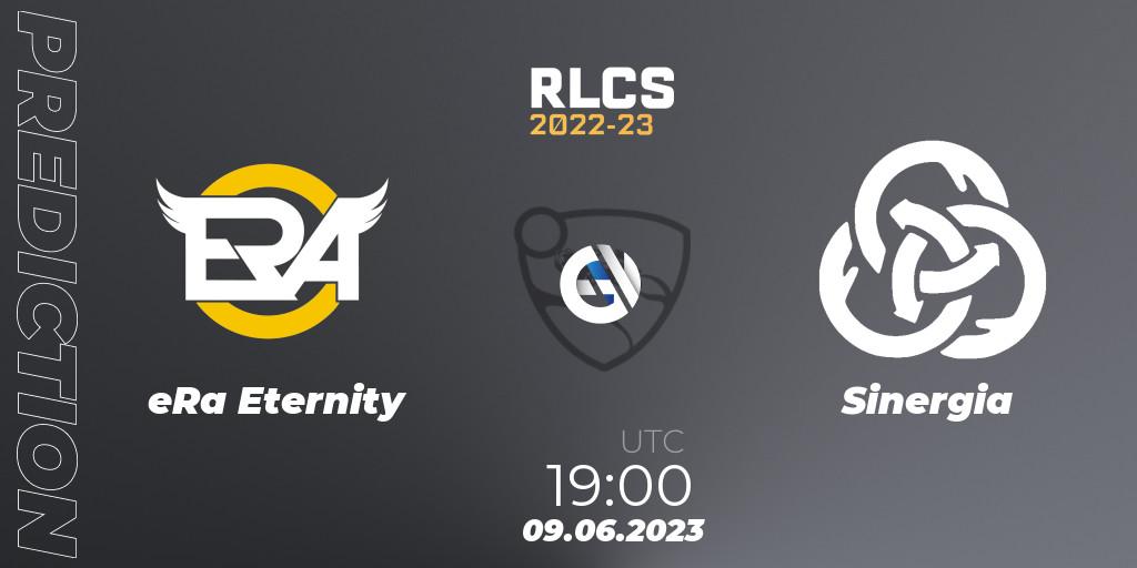 eRa Eternity vs Sinergia: Match Prediction. 09.06.2023 at 19:00, Rocket League, RLCS 2022-23 - Spring: South America Regional 3 - Spring Invitational