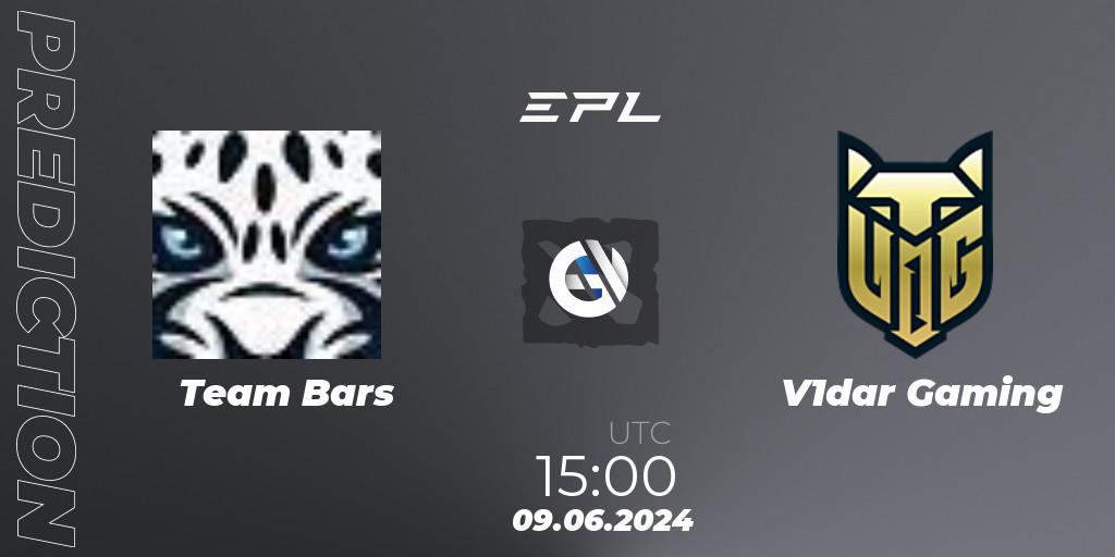 Team Bars vs V1dar Gaming: Match Prediction. 09.06.2024 at 15:00, Dota 2, European Pro League Season 19: Division 2