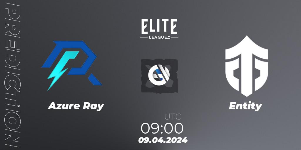 Azure Ray vs Entity: Match Prediction. 09.04.24, Dota 2, Elite League: Round-Robin Stage