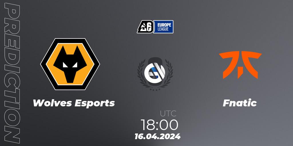 Wolves Esports vs Fnatic: Match Prediction. 16.04.24, Rainbow Six, Europe League 2024 - Stage 1