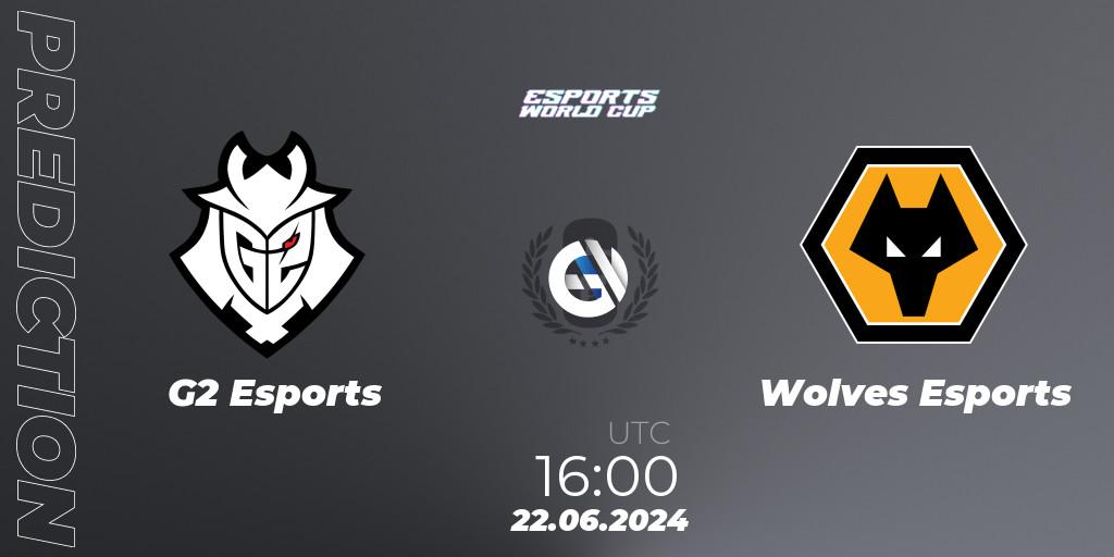 G2 Esports vs Wolves Esports: Match Prediction. 22.06.2024 at 16:00, Rainbow Six, Esports World Cup 2024: Europe OQ