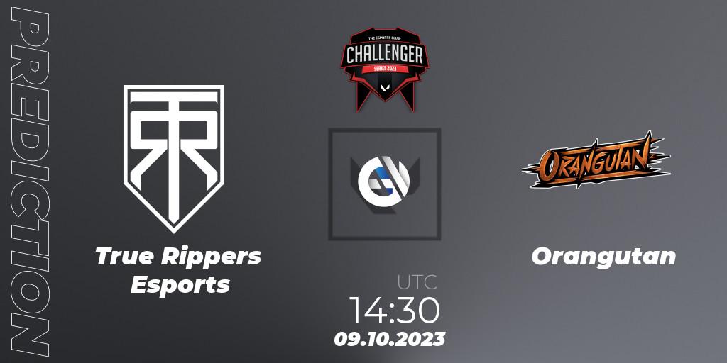 True Rippers Esports vs Orangutan: Match Prediction. 12.10.2023 at 11:00, VALORANT, TEC Challenger Series 10