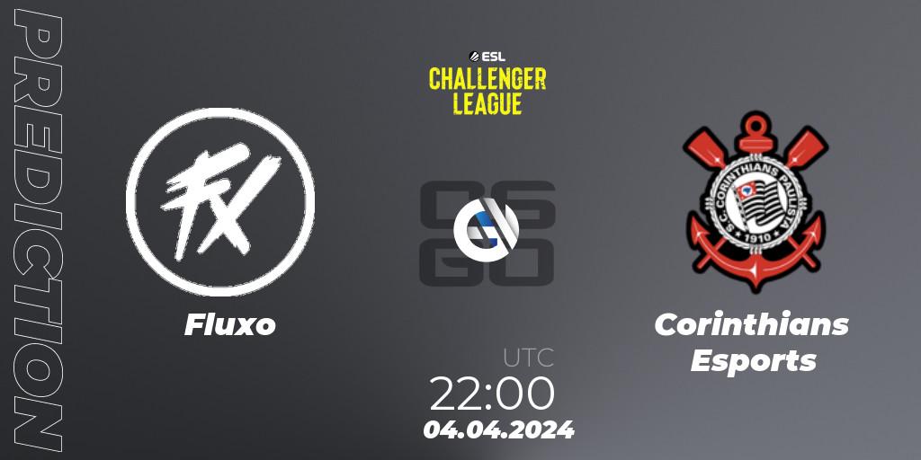 Fluxo vs Corinthians Esports: Match Prediction. 04.04.2024 at 22:00, Counter-Strike (CS2), ESL Challenger League Season 47: South America