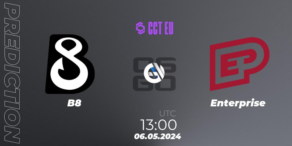 B8 vs Enterprise: Match Prediction. 06.05.24, CS2 (CS:GO), CCT Season 2 Europe Series 2 