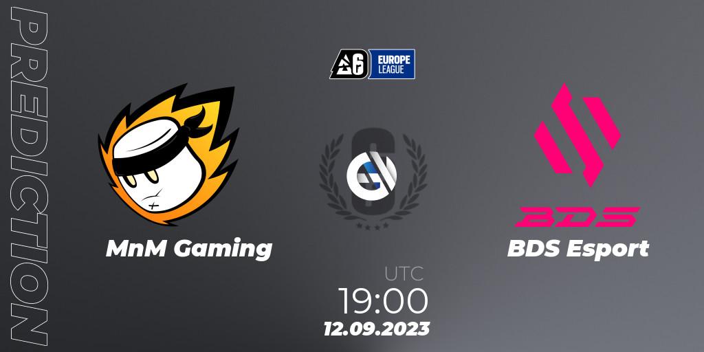 MnM Gaming vs BDS Esport: Match Prediction. 12.09.23, Rainbow Six, Europe League 2023 - Stage 2