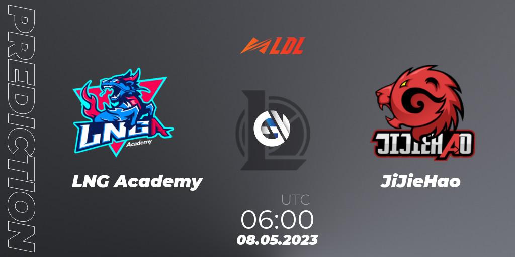 LNG Academy vs JiJieHao: Match Prediction. 08.05.2023 at 06:00, LoL, LDL 2023 - Regular Season - Stage 2