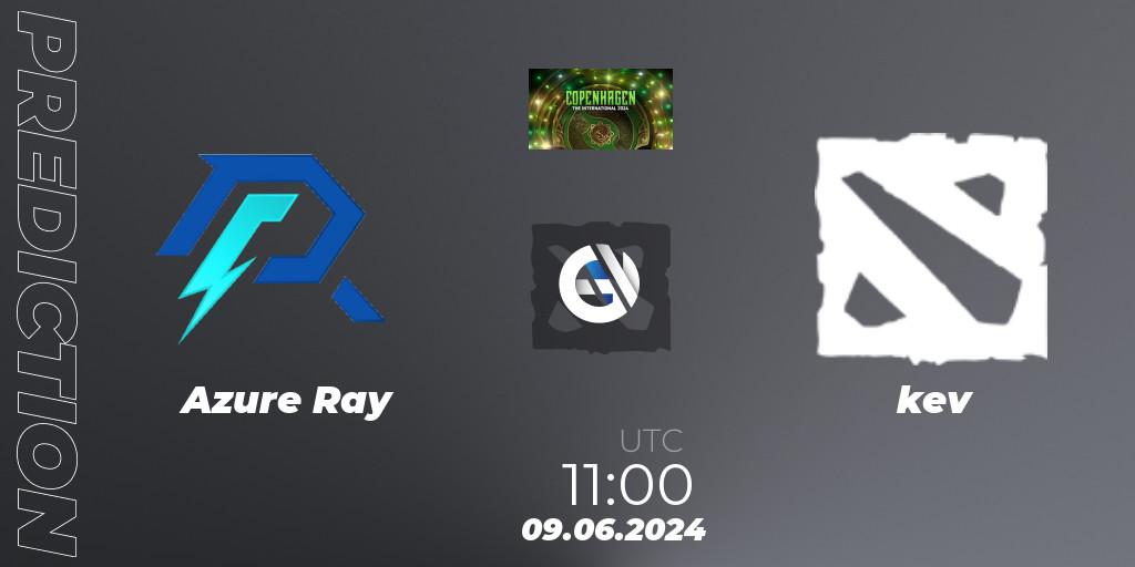 Azure Ray vs kev: Match Prediction. 09.06.2024 at 10:00, Dota 2, The International 2024 - China Closed Qualifier
