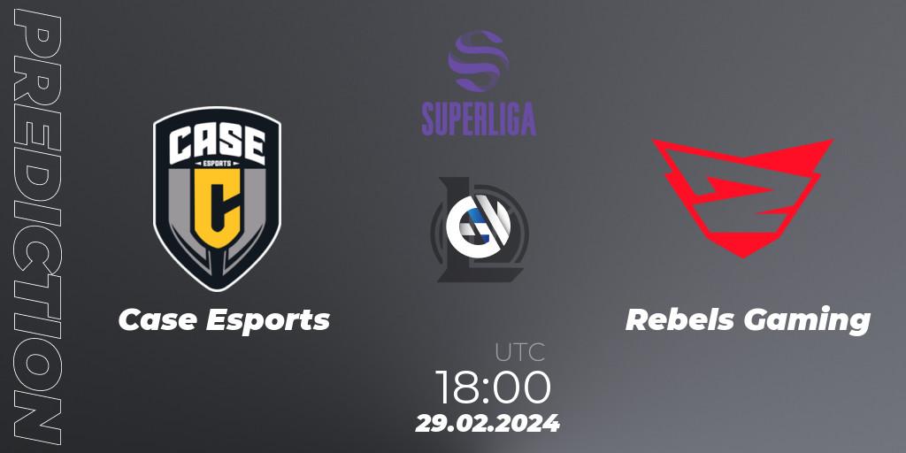 Case Esports vs Rebels Gaming: Match Prediction. 29.02.2024 at 18:00, LoL, Superliga Spring 2024 - Group Stage