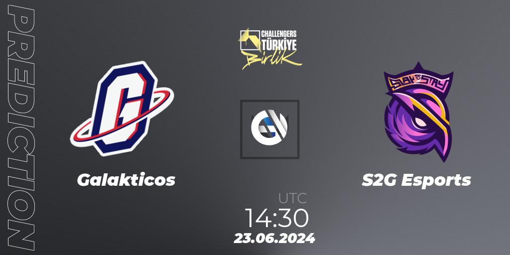 Galakticos vs S2G Esports: Match Prediction. 23.06.2024 at 14:30, VALORANT, VALORANT Challengers 2024 Turkey: Birlik Split 2