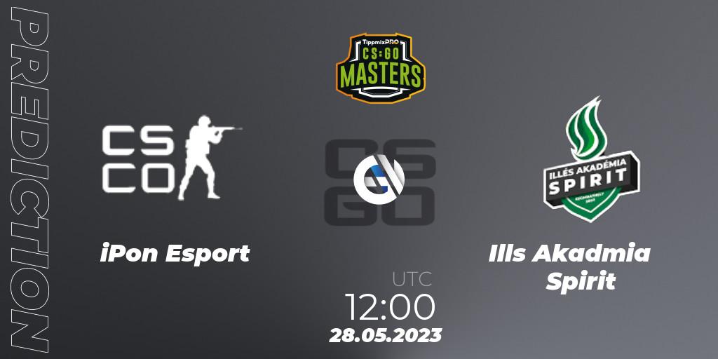 iPon Esport vs Illés Akadémia Spirit: Match Prediction. 28.05.2023 at 12:00, Counter-Strike (CS2), TippmixPro Masters Spring 2023