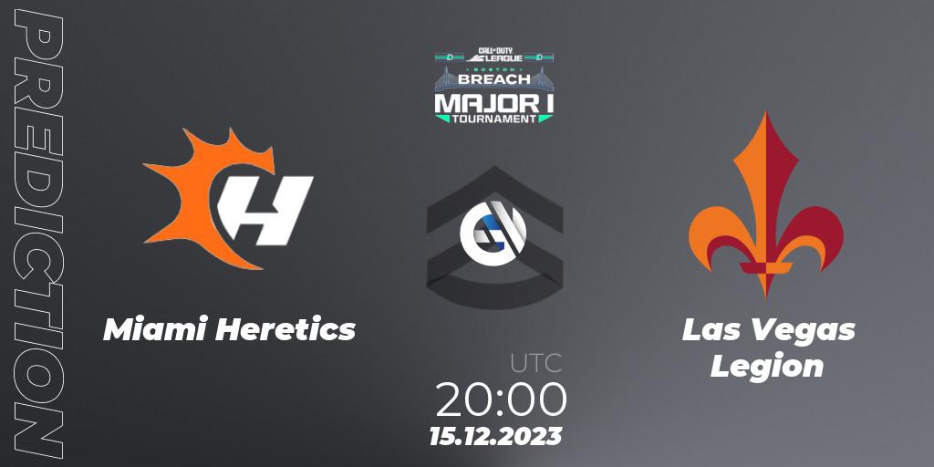 Miami Heretics vs Las Vegas Legion: Match Prediction. 15.12.2023 at 20:00, Call of Duty, Call of Duty League 2024: Stage 1 Major Qualifiers