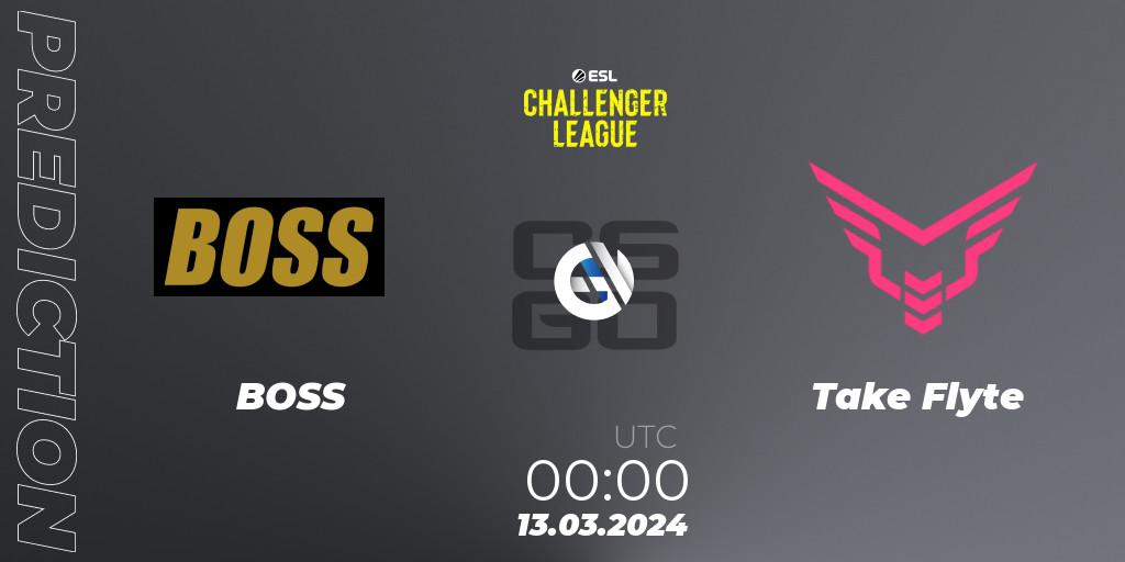 BOSS vs Take Flyte: Match Prediction. 23.05.24, CS2 (CS:GO), ESL Challenger League Season 47: North America