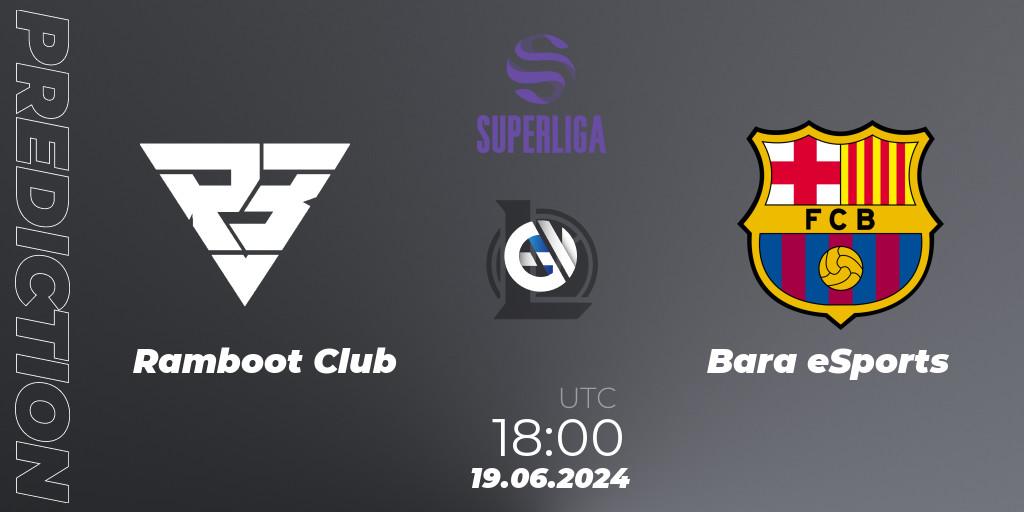 Ramboot Club vs Barça eSports: Match Prediction. 19.06.2024 at 20:00, LoL, LVP Superliga Summer 2024