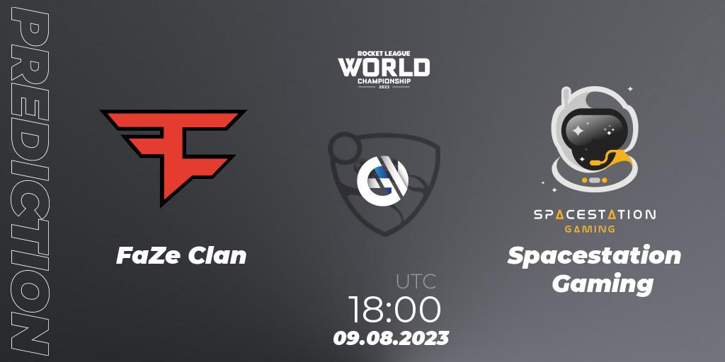 FaZe Clan vs Spacestation Gaming: Match Prediction. 09.08.2023 at 16:10, Rocket League, Rocket League Championship Series 2022-23 - World Championship Group Stage